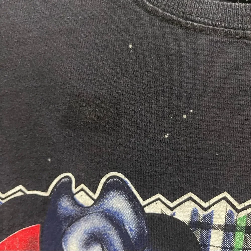 RARE Vintage 90s Disney Jerry Leigh Mickey Minnie Goofy Long Sleeve Tshirt Small - Picture 4 of 10